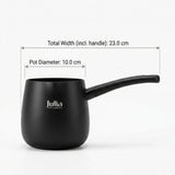 Julia Black Tec Milk Pot 10cm-Black- Titanium Non-Stick