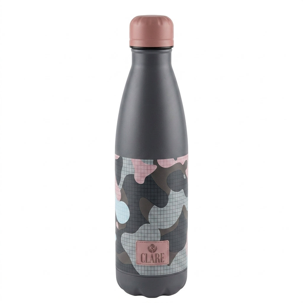 SBC Luxury 4-in-1 School Set 16" – Pink Camo (Backpack, Lunch Bag, Pencil Case & Water Bottle)