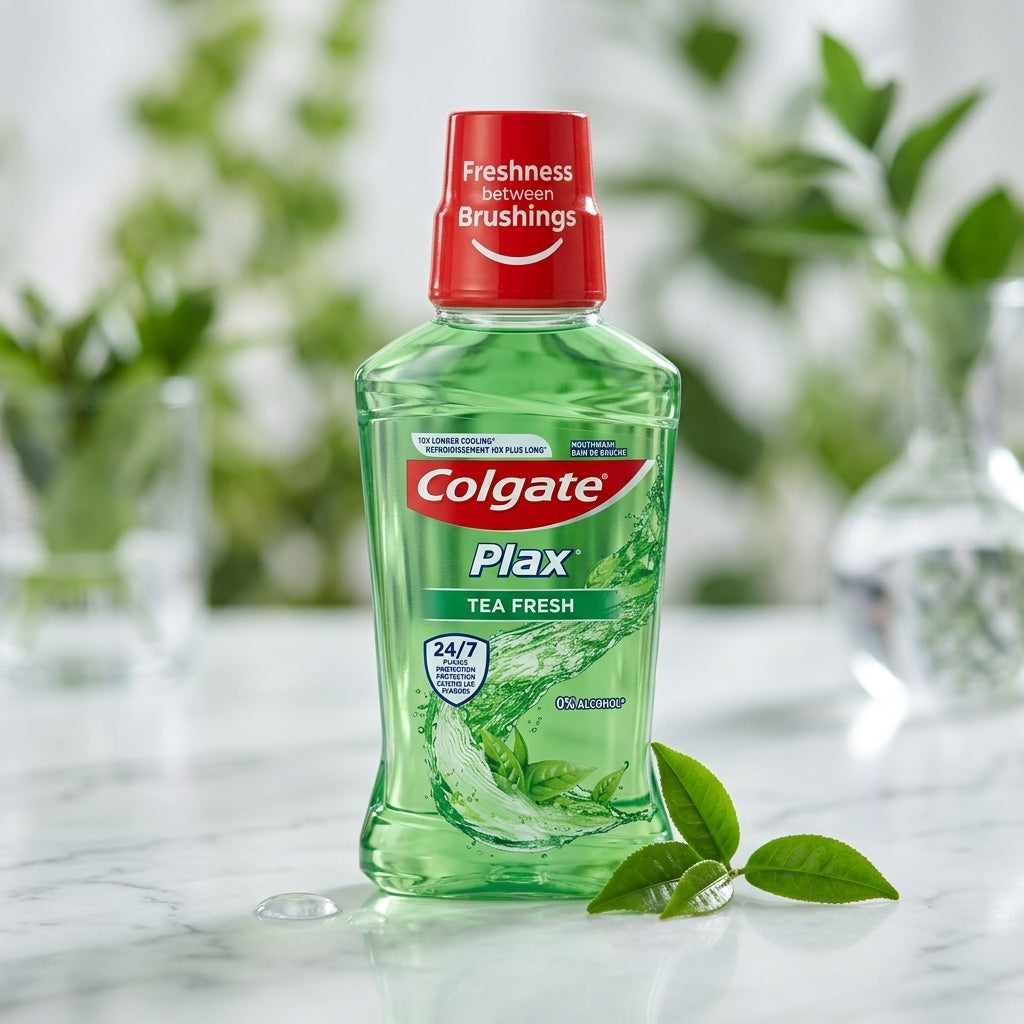 Colgate Plax Tea Fresh Mouthwash – Alcohol Free, 250ML