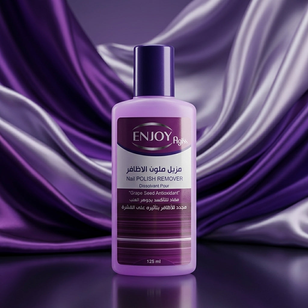 Enjoy Agiss Grape Seed Antioxidant Nail Polish Remover – 125 ml