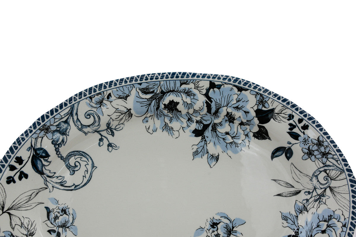 AKDC-Legend Oval Platter 14 inch Blue