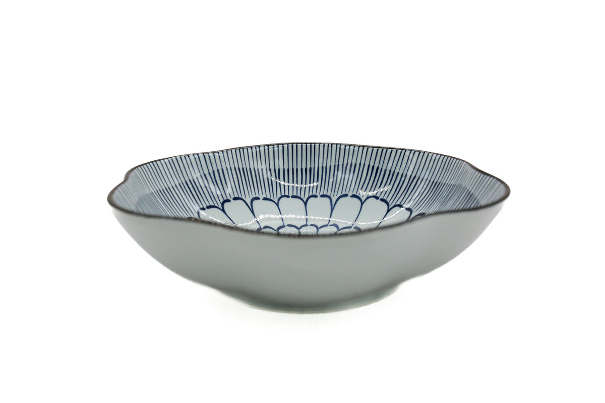 AKDC-Ceramic Bowl 8Cm Floral Edge