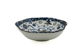 AKDC-Ceramic Salad Bowl 17Cm Wave Edge Floral