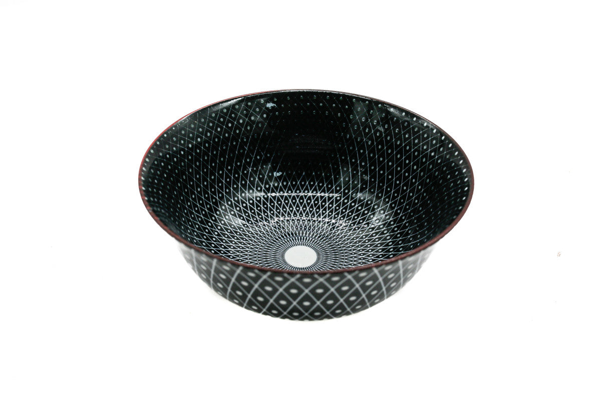 AKDC-Ceramic Soup Bowl Black 075946