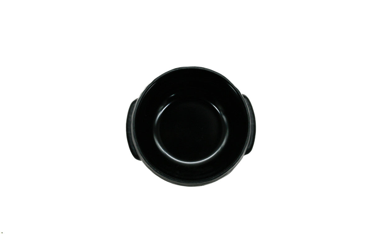 AKDC-Hrm Melamine Black Soup Bowl