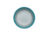 AKDC-Melamine Soup Bowl Sh72127 White and Blue
