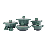 Royalford 12-piece Dual Tone Delight Die-Cast Aluminum Cookware Set- RF12950