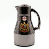 Redhome Vacuum Flask 1 Litre – Dark Nickel with UAE Emblem
