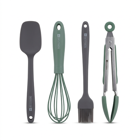 Royalford 4-Piece Silicone Kitchen Tool Set 