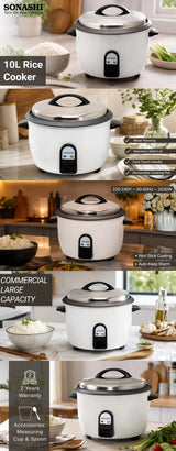 Sonashi Rice Cooker - 10 liter