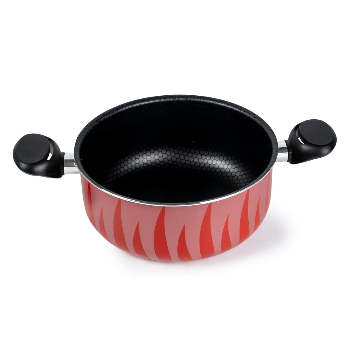 SENSTAN Flame Casserole 32cm, Aluminum Non-Stick 3 Layer Coating