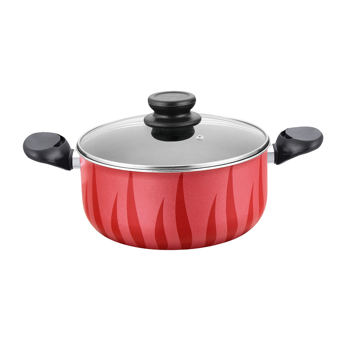 SENSTAN Flame Casserole 32cm, Aluminum Non-Stick 3 Layer Coating