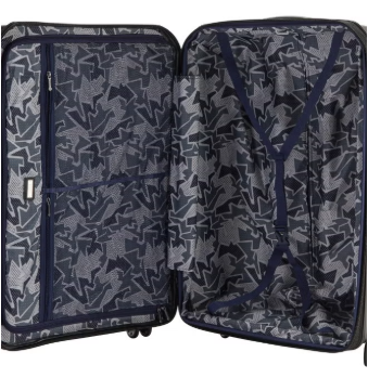 Vernage 29-Inch Lightweight Polypropylene Hard Case Luggage – Black