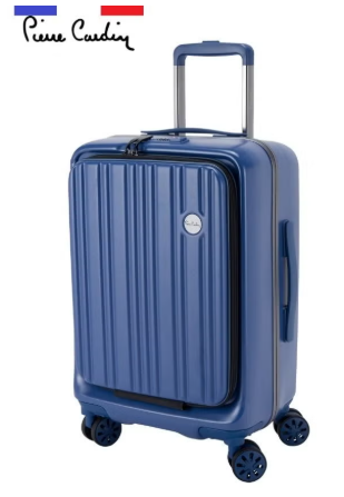 Pierre Cardin 19-Inch Carry-On Business Rolling Bag with Laptop Compartment