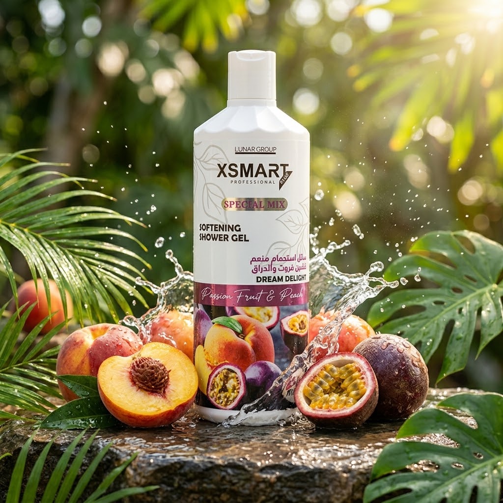 Xsmart Professional Plus Passion Fruit & Peach Softening Shower Gel – 750 ml