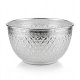 Diamonds Aluminium Mixing Bowl 18 cm – Silver Embossed Design