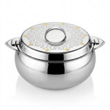 Pradeep Sara Stainless Steel Hotpot 2 Litres – Gold Design