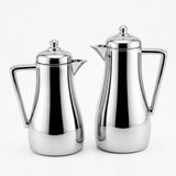 Elena Vacuum Flask Set, 0.7 + 1 Litre, Silver