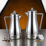 Elena Vacuum Flask Set, 0.7 + 1 Litre, Silver