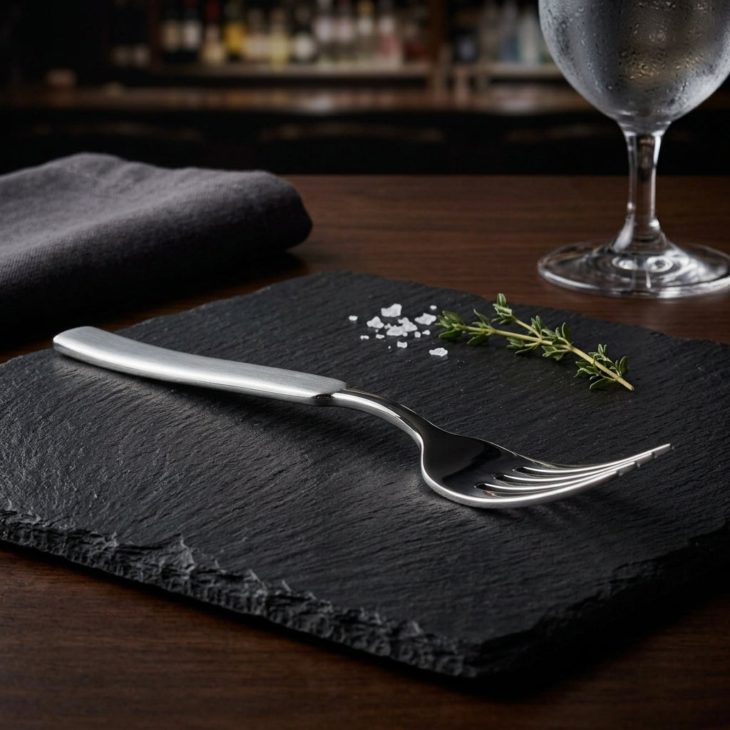 Stainless Steel Fork Set of 6 - 16cm Silver