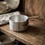 Kitchen Master Stainless Steel Saucepan with Long Handle – 9.5 × 5.25 cm