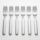 Stainless Steel Fork Set of 6 - 16cm Silver