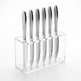 Stainless Steel Knife Set of 6 - 23cm Silver