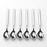 Stainless Steel Spoon Set of 6 - 16cm Silver