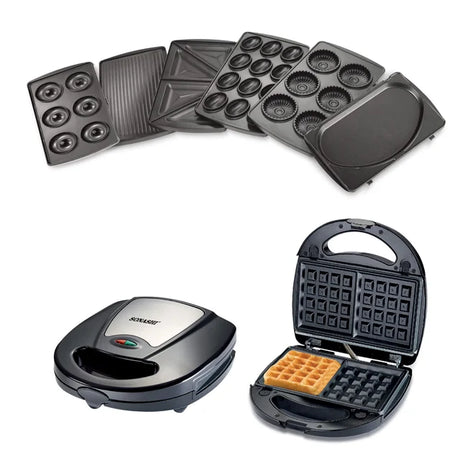 Sonashi 7-In-1 Non-Stick Multi Snacks Maker SSM-862 Black