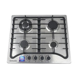 Sonashi Gas Hob 60Cms Hob With Front Control Panel SGH-401FFD