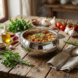 Pradeep Sara Stainless Steel Hotpot 2 Litres – Gold Design