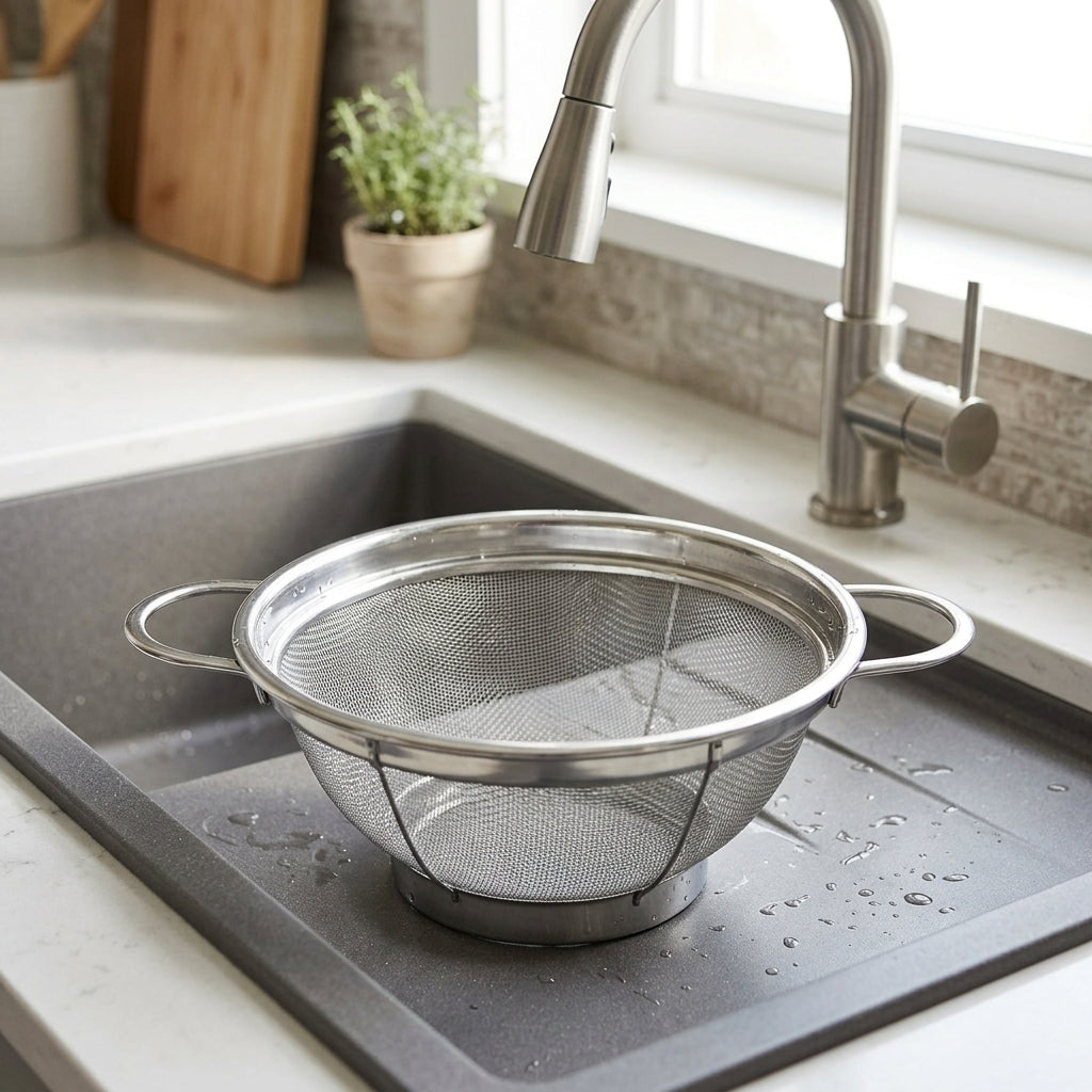 Stainless Steel Net Basket/Strainer with Dual Handles – 20 cm