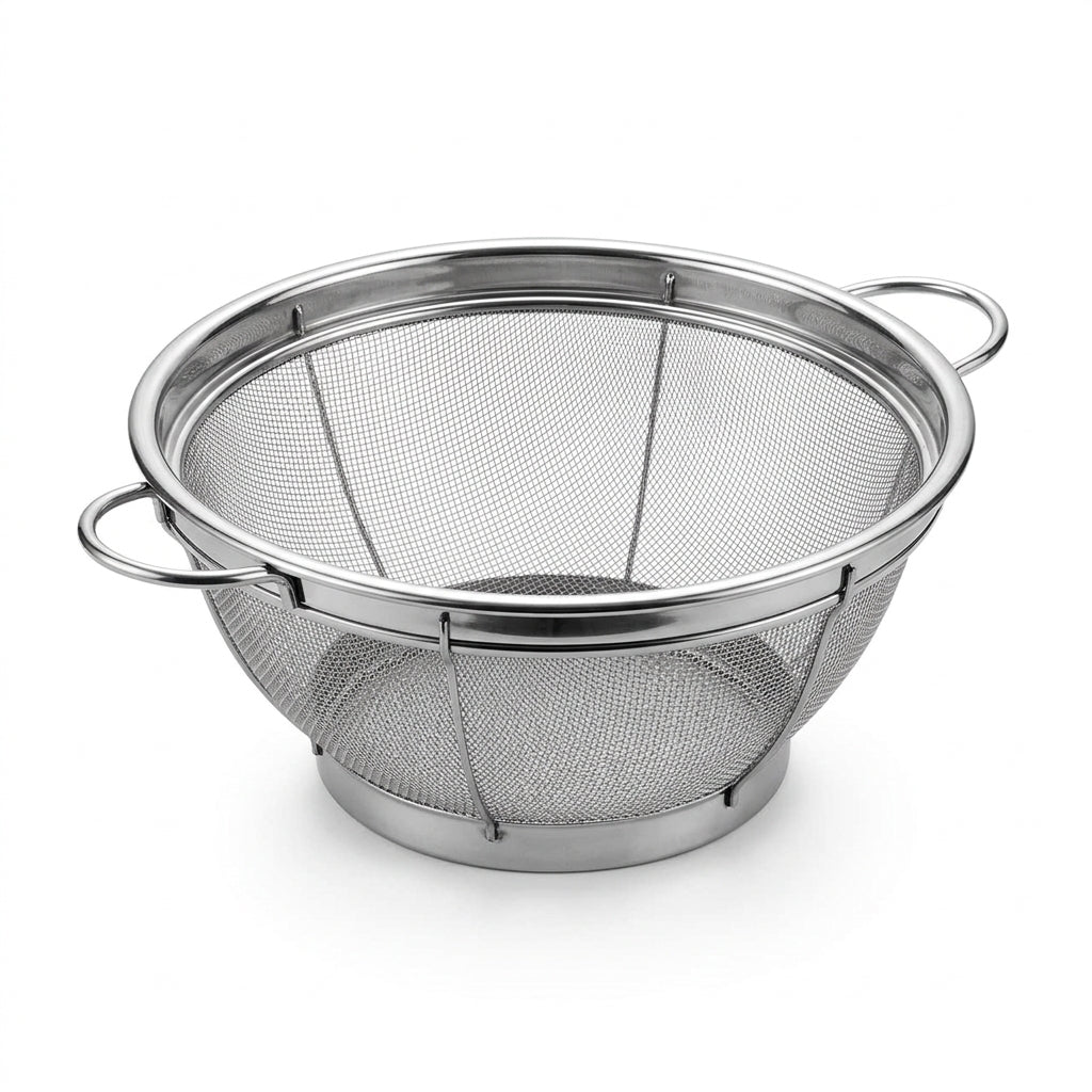 Stainless Steel Net Basket/Strainer with Dual Handles – 20 cm
