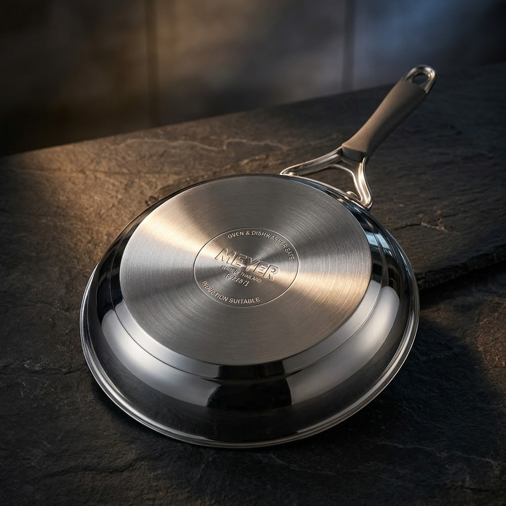 Meyer Stainless Steel Fry Pan 24 cm – Silver