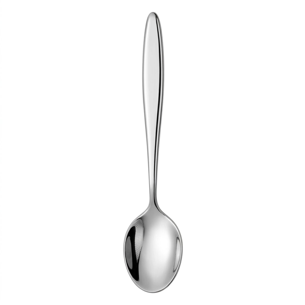 Stainless Steel Spoon Set of 6 - 14cm Silver