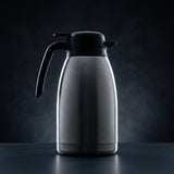 Homex Stainless Steel Vacuum Flask – 2 Litre, Silver and Black