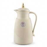Germax Vacuum Flask 1 Litre – Light Gray with Arabic Calligraphy