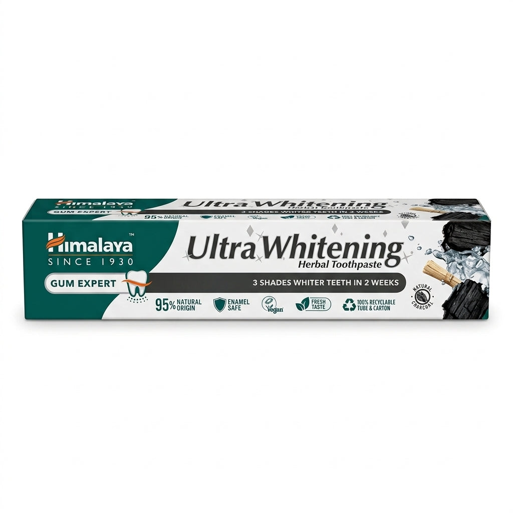 Himalaya Gum Expert Ultra White & Mint Herbal Toothpaste, 75 ml