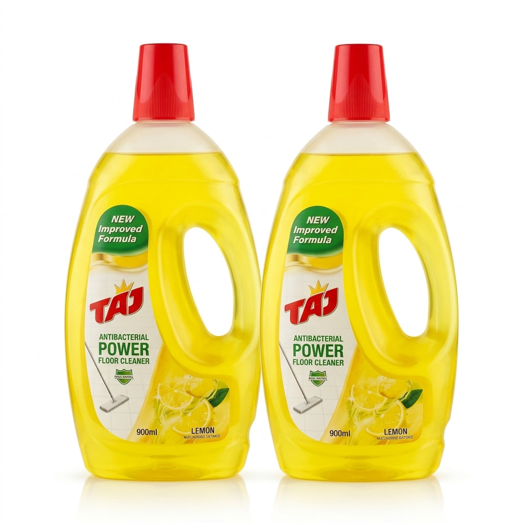 Taj Antibacterial Power Floor Cleaner Lemon 900 ml × 2 Pack