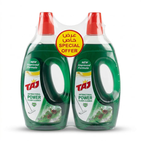 Taj Antibacterial Power Floor Cleaner Pine 900 ml × 2 Pack