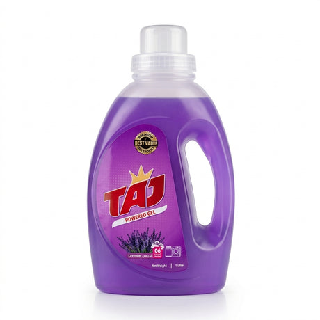 Taj Lavender Power Gel Laundry Detergent – 1 Litre