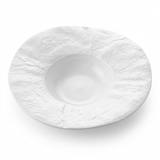 Textured Ceramic Bowl White - 23cm