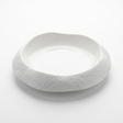 Textured Ceramic Serving Dish White - 23cm