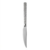 Stainless Steel Knife Set of 6 - 23cm Silver Textured Handle