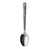 Stainless Steel Spoon Set of 6 - 20.5cm Silver Textured Handle