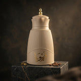 Germax Vacuum Flask 1 Litre – Light Brown with Arabic Calligraphy