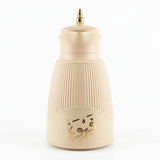Germax Vacuum Flask 1 Litre – Light Brown with Arabic Calligraphy