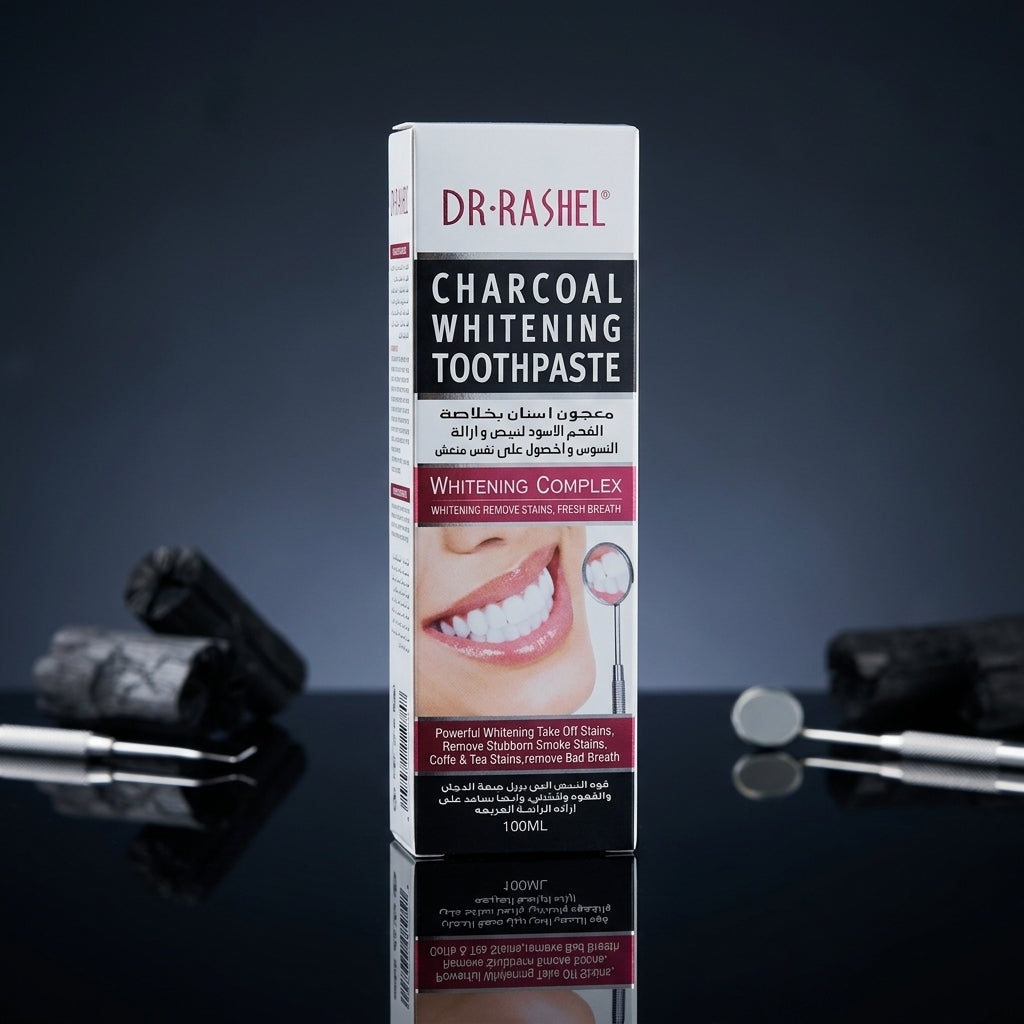 Dr. Rashel Charcoal Whitening Toothpaste, 100 ml