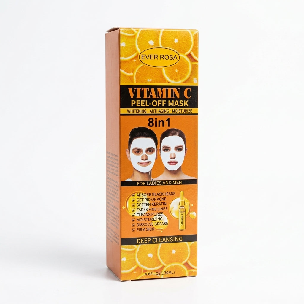 Ever Rosa Vitamin C 8-in-1 Peel-Off Face Mask – 130 ml