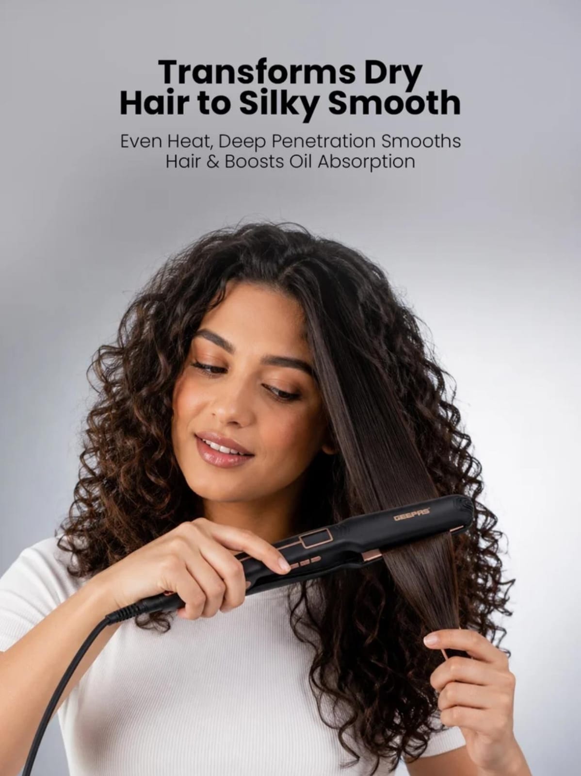 GEEPAS Digital Infrared Hair Straightener GHS86100